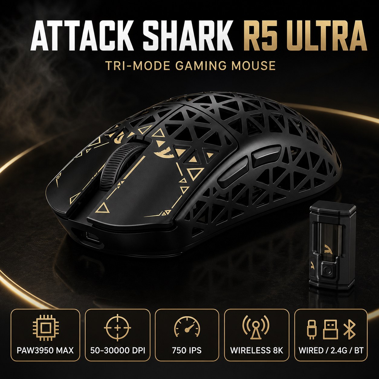 ATTACK SHARK R5 Ultra Souris G - Logitech Mouse G Pro X Superlight avis et prix