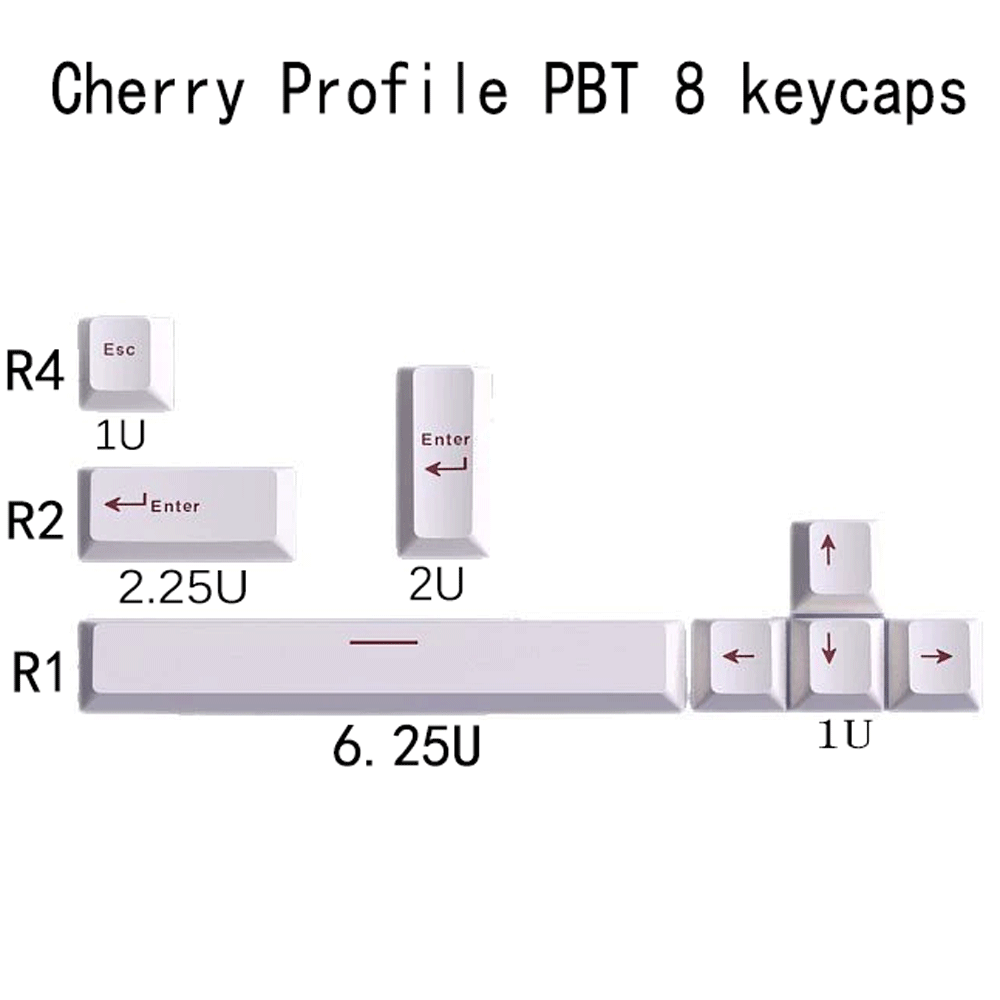 Capuchons de touches PBT profi - Gaming Accessories Aesthetic avis et prix