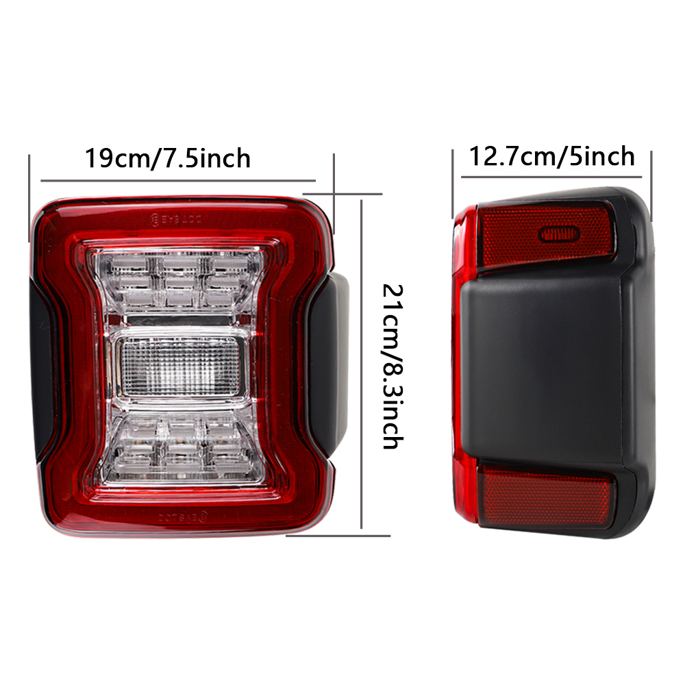 Feux arrière LED pour Jeep Wra - Gaming Accessories Rack avis et prix